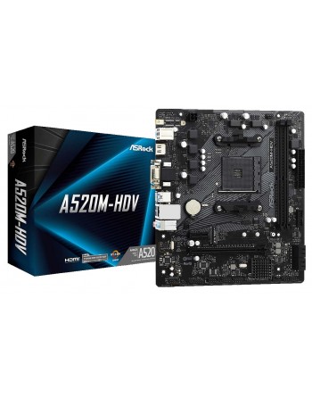 ASROCK μητρική A520M-HDV,...