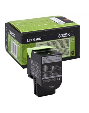Toner Lexmark 80C2SK0 Black...