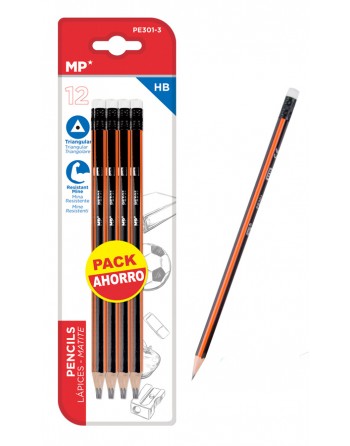 MP ξύλινο μολύβι με γόμα,...